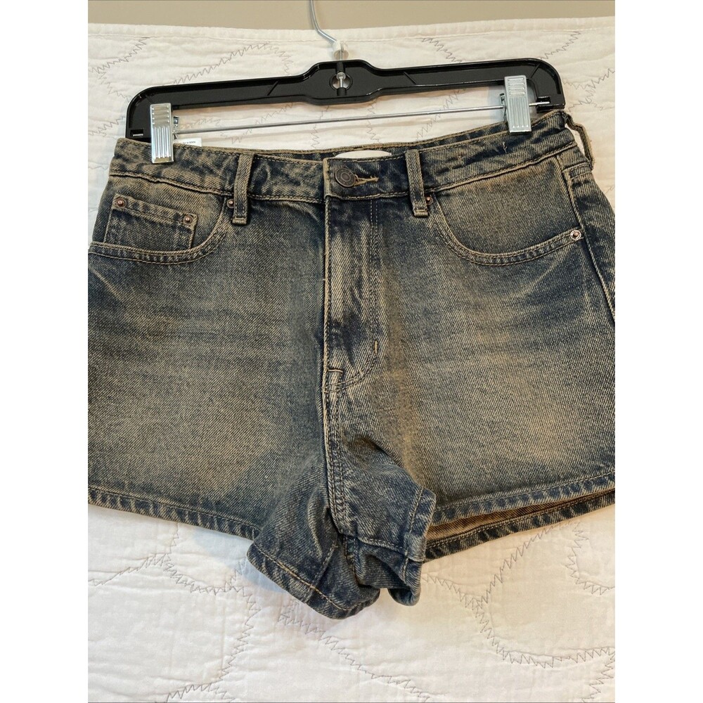 PacSun High Rise Festival Jean Shorts Dark Wash Denim Size 27